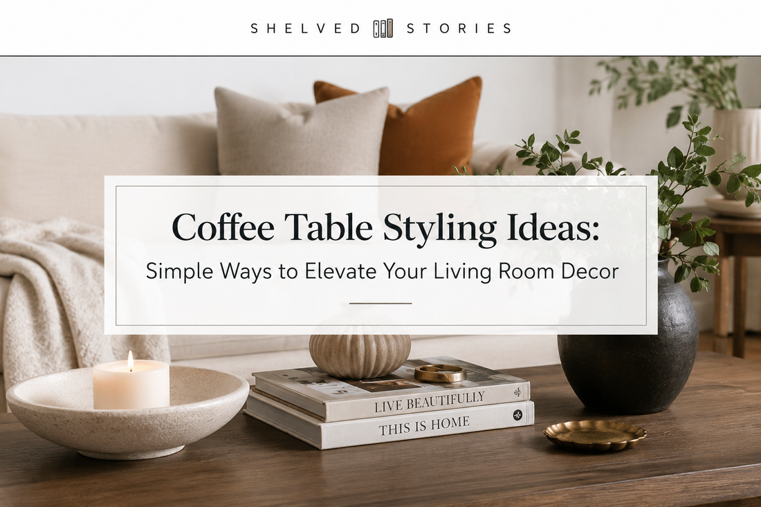 Coffee Table Styling Ideas: Simple Ways to Elevate Your Living Room Decor