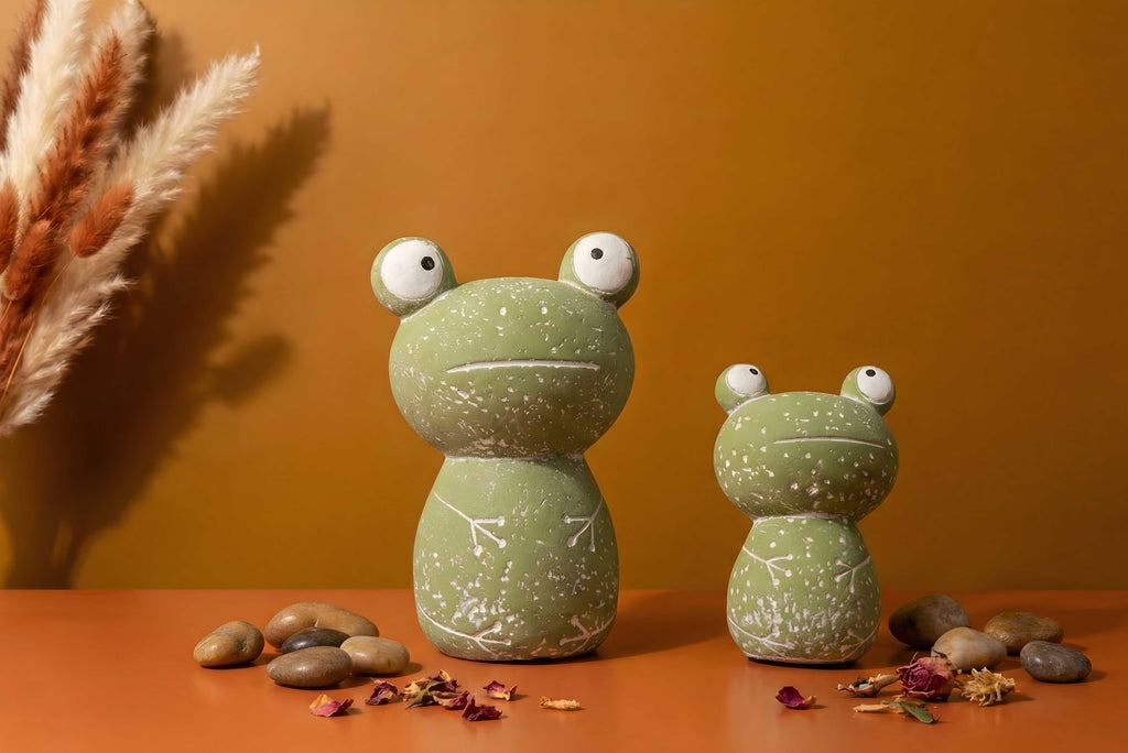 Frolic Frog Figurine