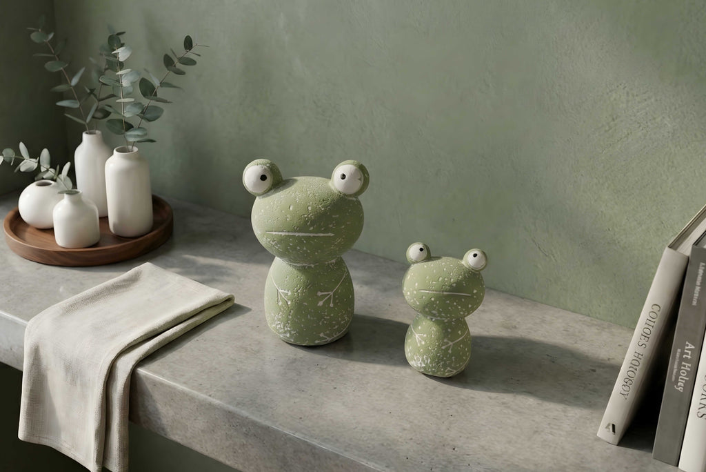 Frolic Frog Figurine