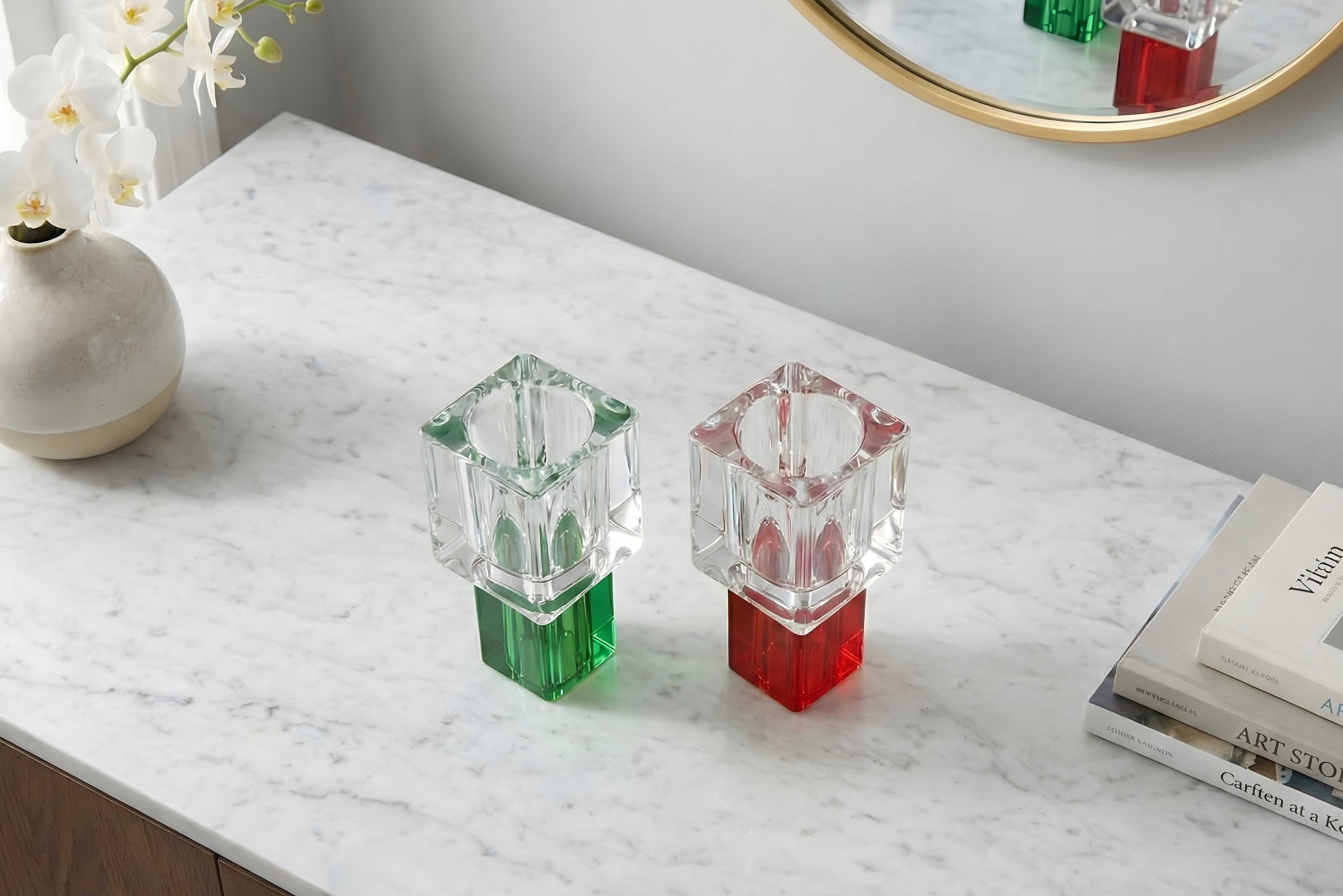 Emrald Aura Candle Stand