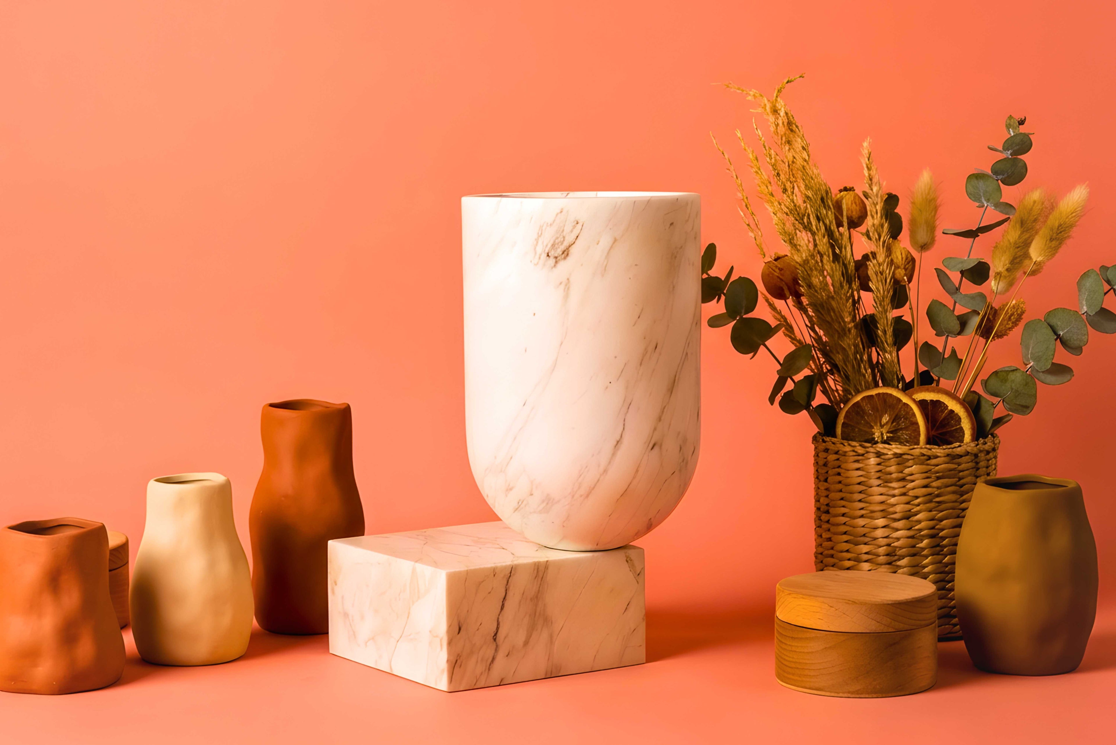 Marble Vault Vase