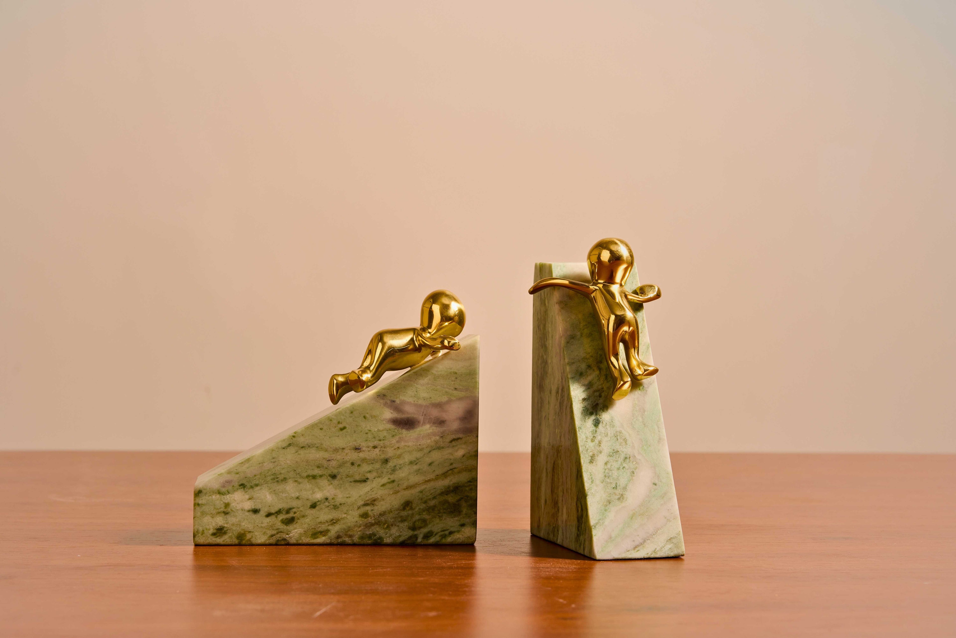 Playful Peaks Bookends