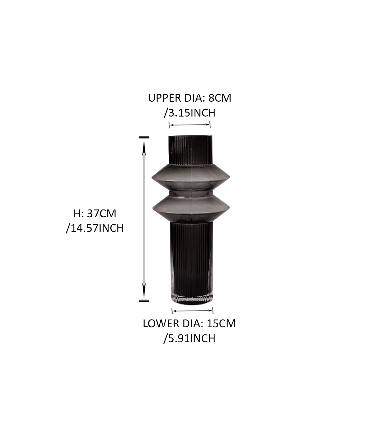 Orbit Layered Glass Vase