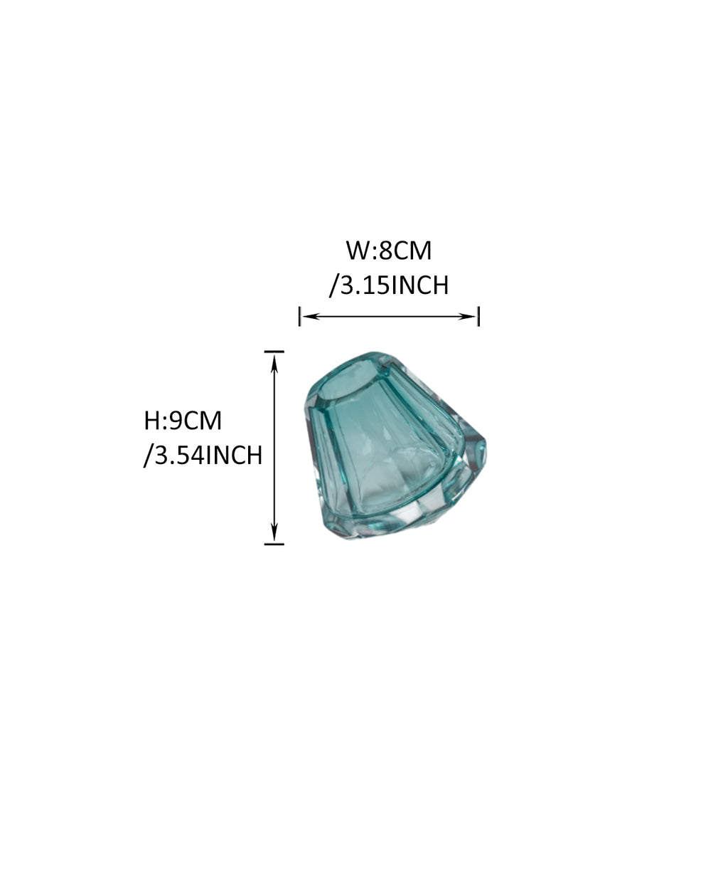 Mystic Jade Glass Vase