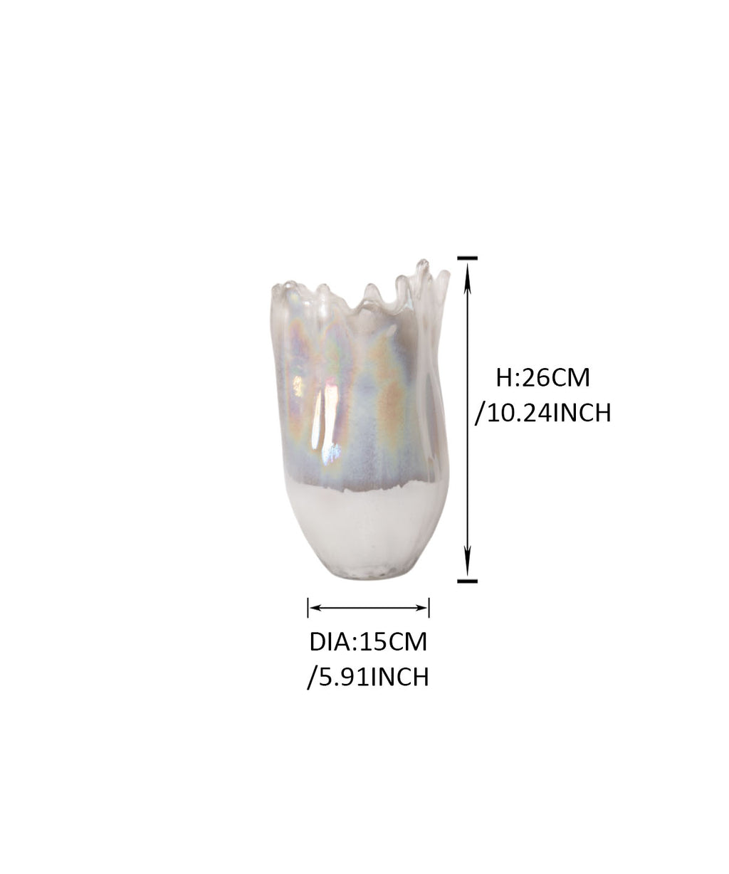 Ivory Glow Modern Vase