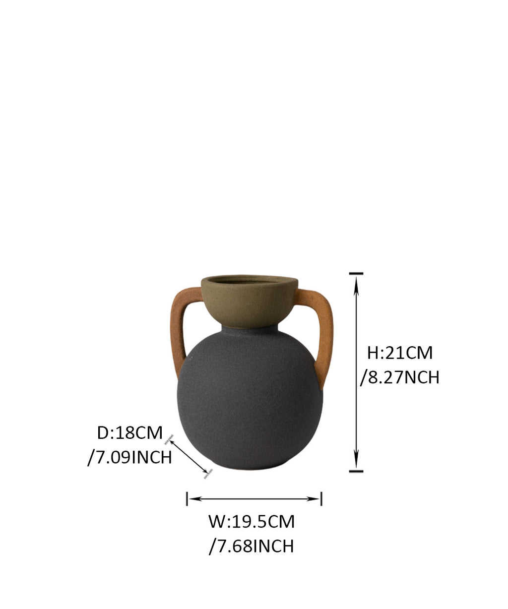 Olive Form Vase