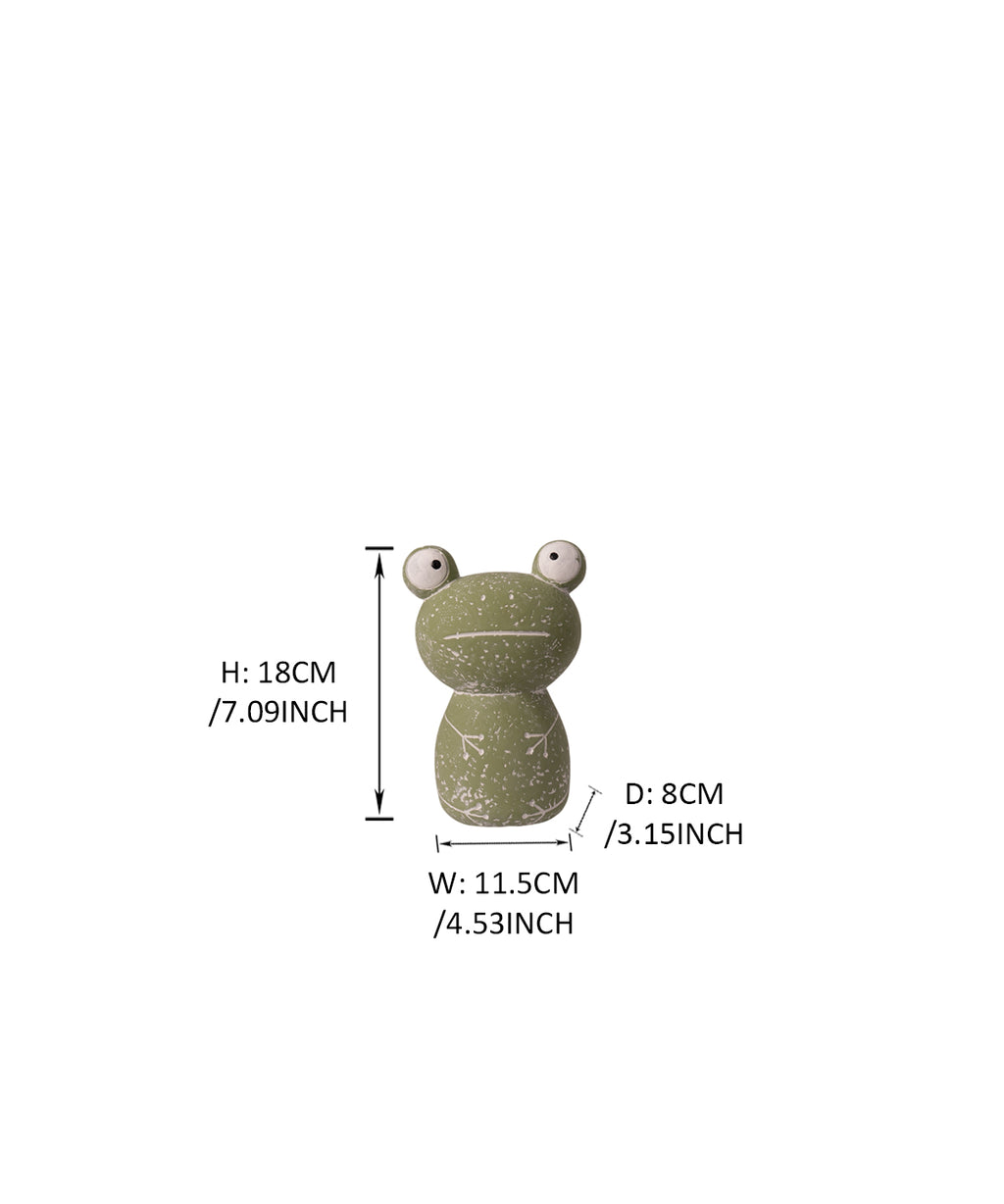 Frolic Frog Figurine