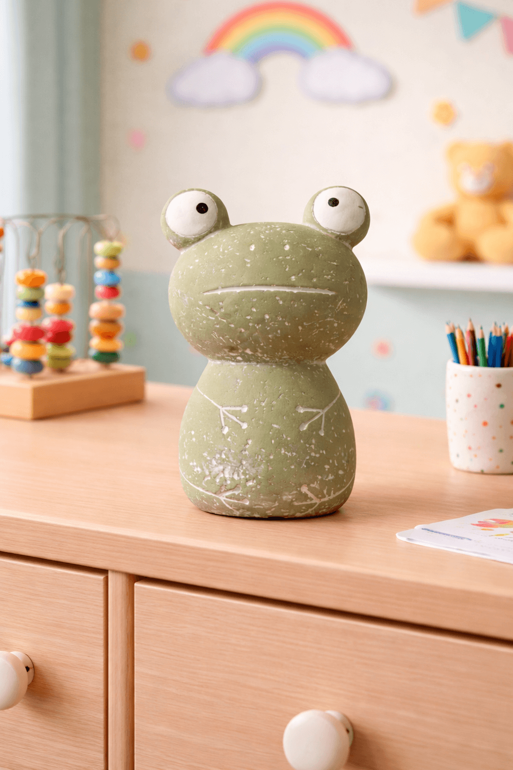 Frolic Frog Figurine