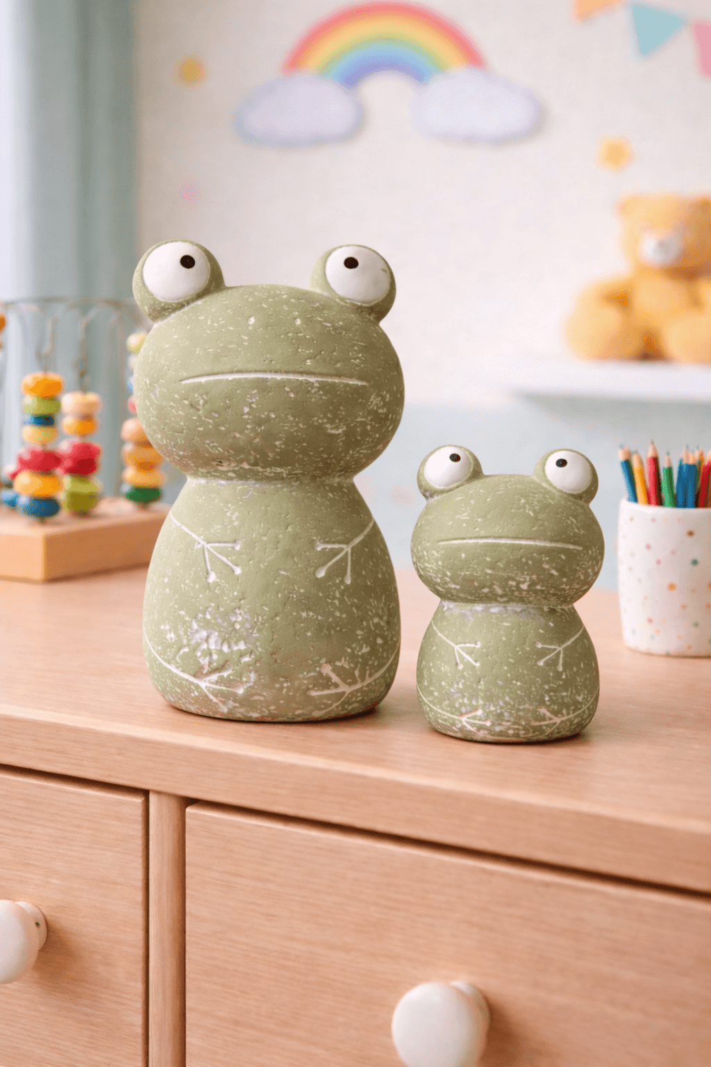 Frolic Frog Figurine