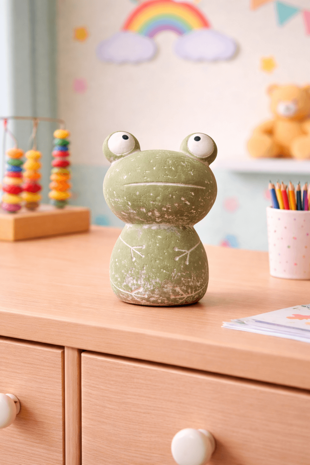 Frolic Frog Figurine