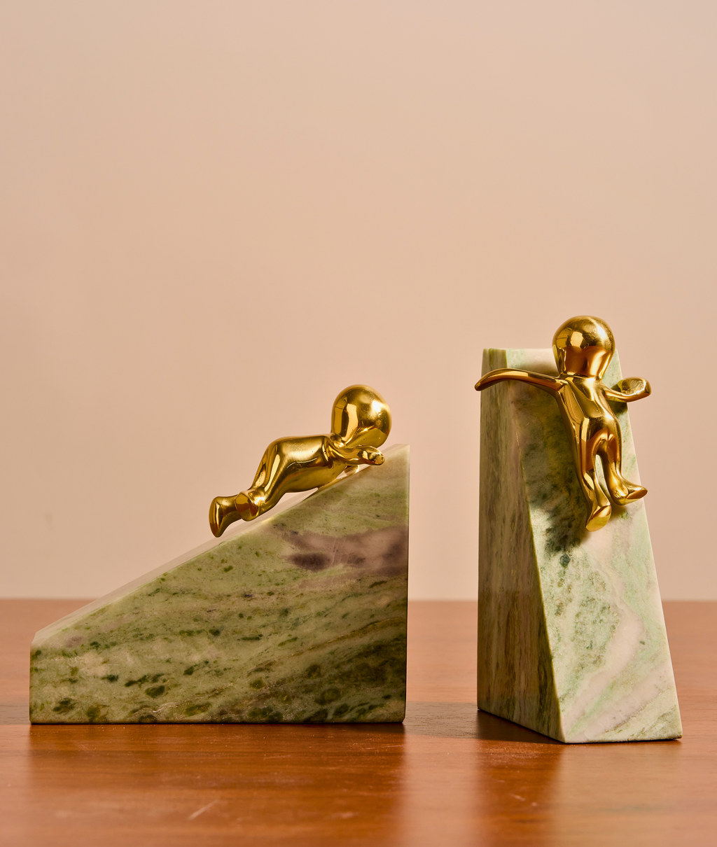 Playful Peaks Bookends