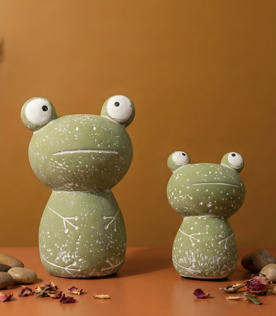 Frolic Frog Figurine