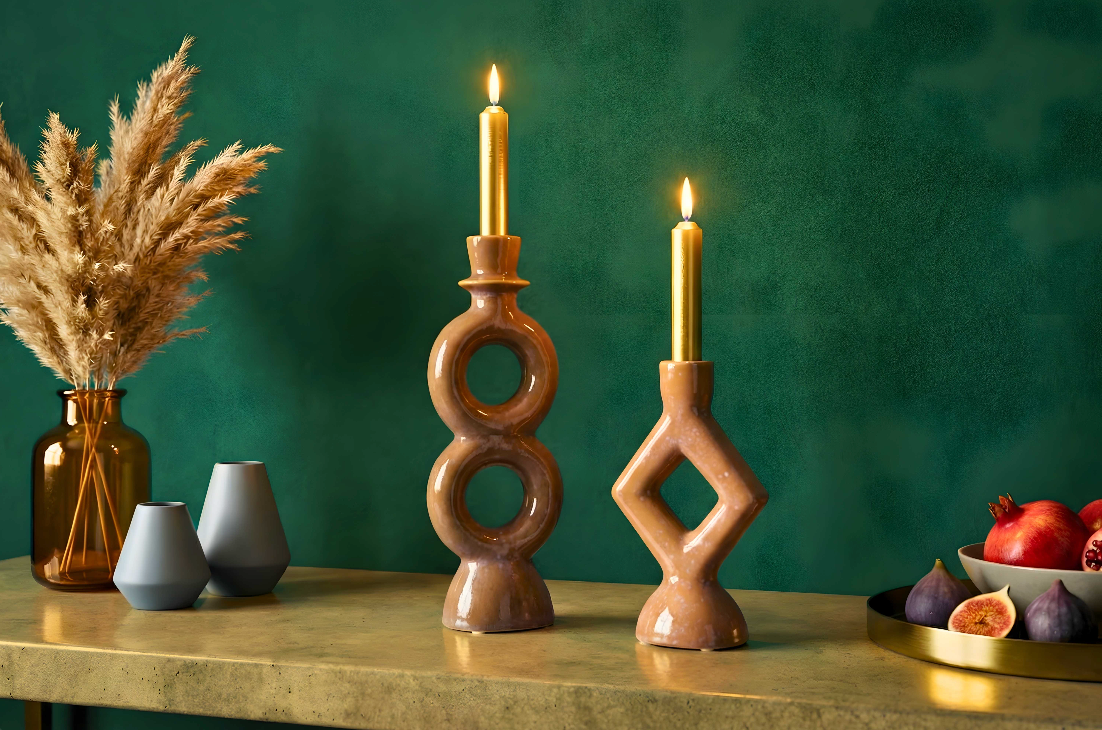 Radiant Diamond Candle Stand