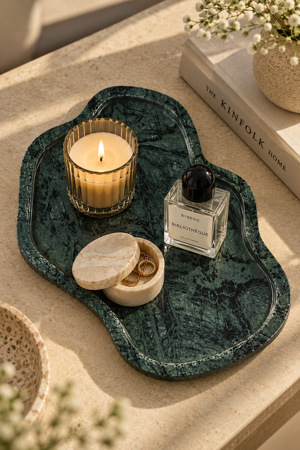 Verdant Veil Tray